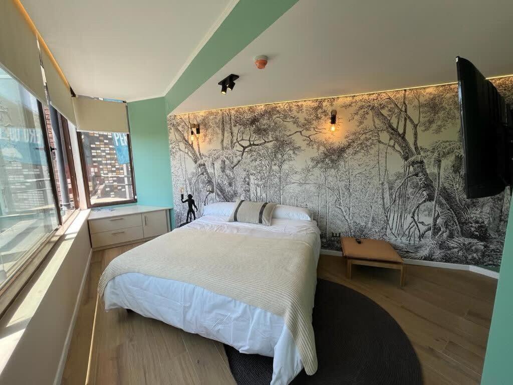 Apartamento Hom I Moderno Y Comodo 2d2b Con Increible Vista Stgo *