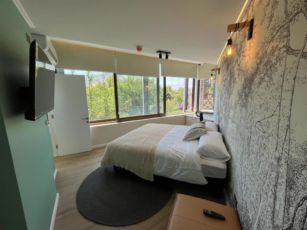 Hom I Moderno Y Comodo 2d2b Con Increible Vista Stgo Apartamento *